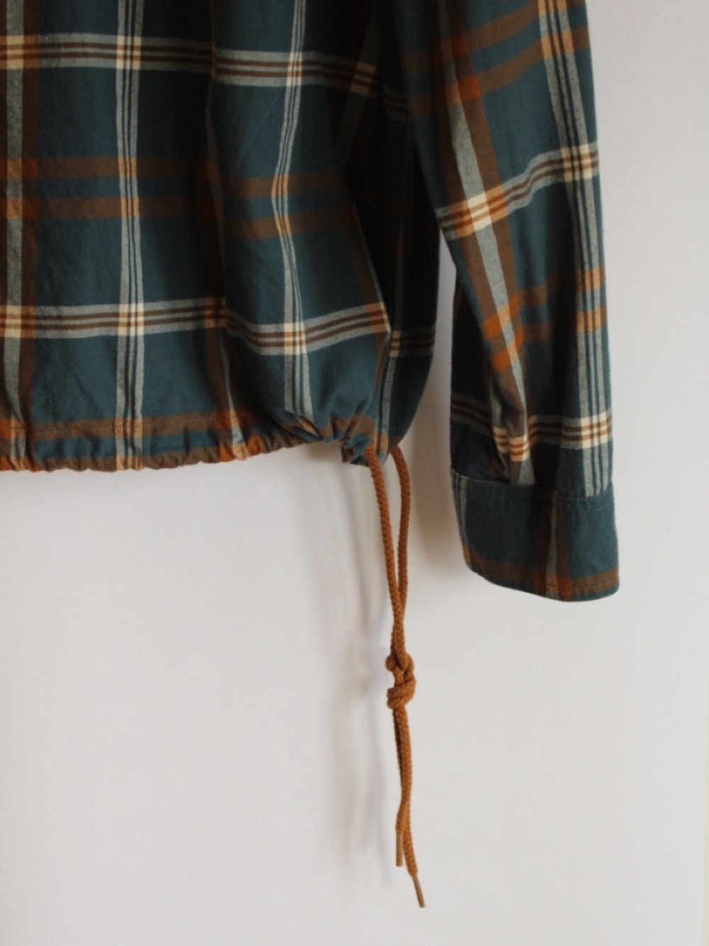 L.L. Bean “Signature” Plaid Pullover Tunic in Teal, Rust, and Cream - Picture 2 of 7